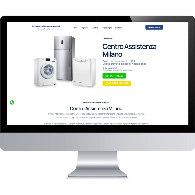 Assistenza Elettrodomestici Milano Banner